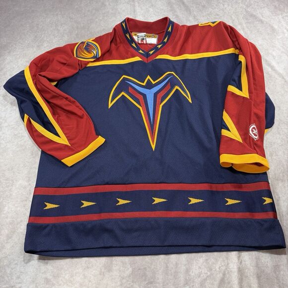Vintage CCM Atlanta Thrashers NHL Hockey Jersey Size XL VTG ALTERNATE retro Rare